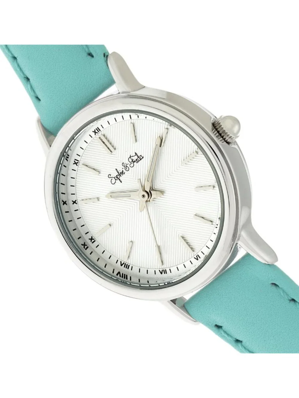 NWT Sophie And Freda Berlin Quartz Silver Dial Ladies Watch